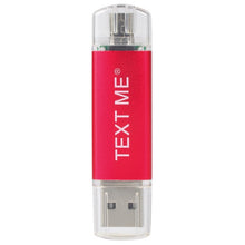 Load image into Gallery viewer, TEXT ME creative OTG usb 2.0 64GB USB flash drive pen drive 4GB 8GB 16GB 32GB memory Stick
