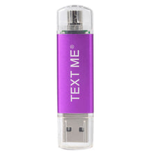 Load image into Gallery viewer, TEXT ME creative OTG usb 2.0 64GB USB flash drive pen drive 4GB 8GB 16GB 32GB memory Stick
