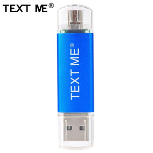 TEXT ME 64GB usb2.0 Pen Drive OTG USB Flash Drives 4GB 8GB 16GB 32GB pendrive USB stick