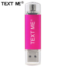 Load image into Gallery viewer, TEXT ME 64GB usb2.0 Pen Drive OTG USB Flash Drives 4GB 8GB 16GB 32GB pendrive USB stick
