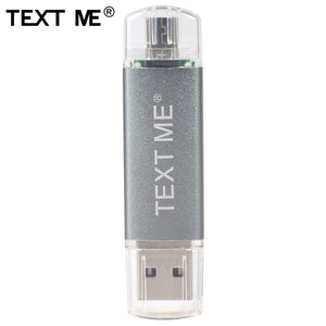 TEXT ME 64GB usb2.0 Pen Drive OTG USB Flash Drives 4GB 8GB 16GB 32GB pendrive USB stick