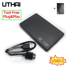 Load image into Gallery viewer, UTHAI T22 2.5&quot; SATA to USB3.0 HDD Enclosure Mobile Hard Drive Case for SSD External Storage HDD Box With USB3.0/2.0 Cable ABS

