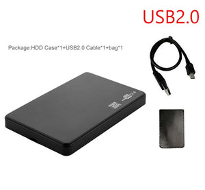 UTHAI T22 2.5" SATA to USB3.0 HDD Enclosure Mobile Hard Drive Case for SSD External Storage HDD Box With USB3.0/2.0 Cable ABS