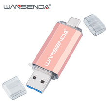 Load image into Gallery viewer, Hotsale WANSENDA OTG USB Flash Drive Type C Pen Drive 512GB 256GB 128GB 64GB 32GB 16GB USB Stick 3.0 Pendrive for Type-C Device
